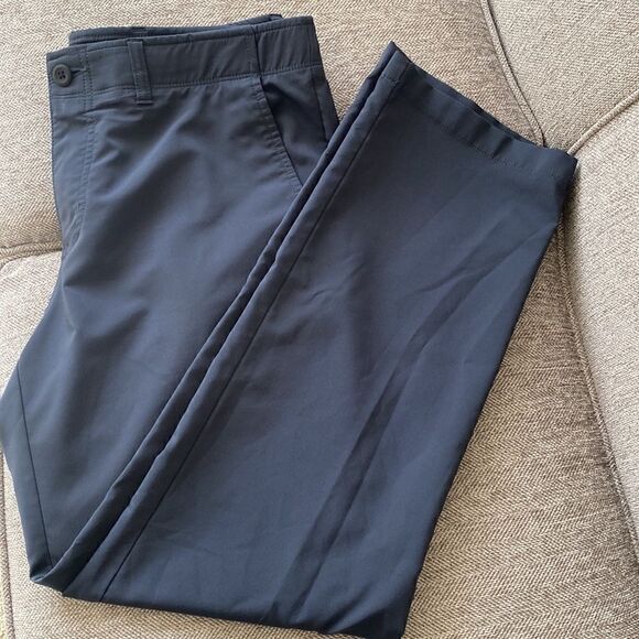 Roundtree & Yorke Bluish Performance Flex Pants Straight Leg Men's Size 34/30 - Picture 8 of 14